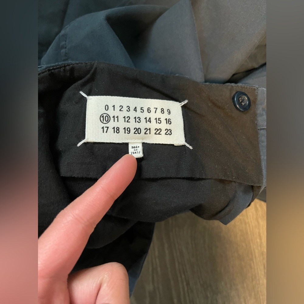 Maison margiela trousers navy